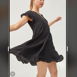 Urban Outfitters Flowy Babydoll Dress with Back Tie